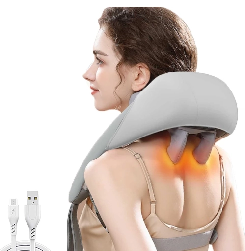  Neck and shoulder massager with heat