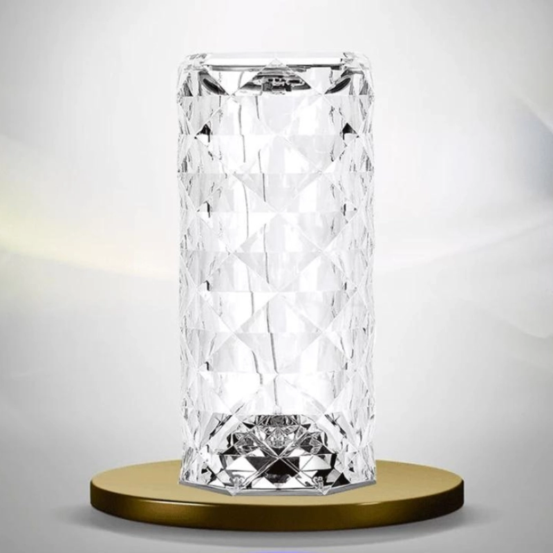  Rose Diamond Table Lamp | مصباح الطاولة الكرستالي