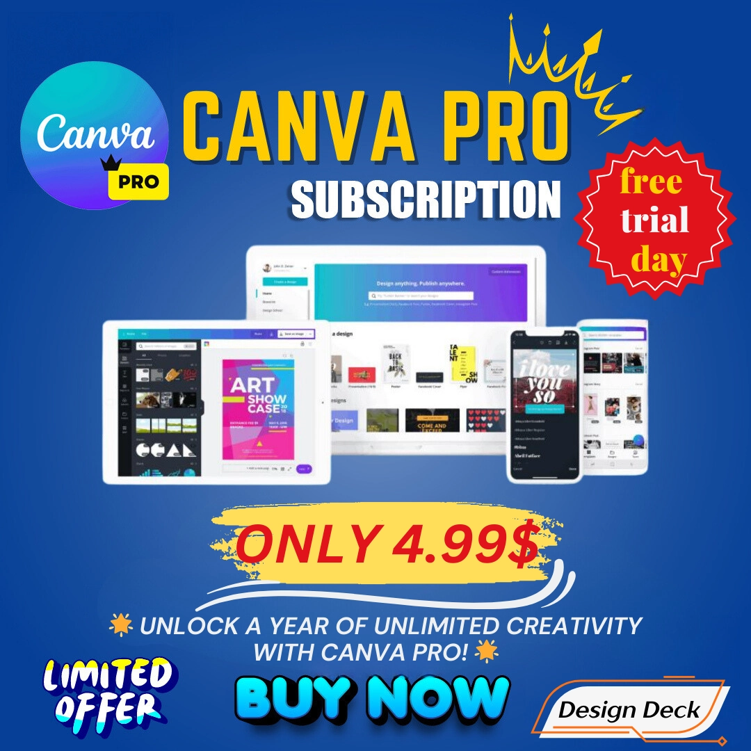 🌟 “New Creative Horizons with Canva Pro!” 🌟
