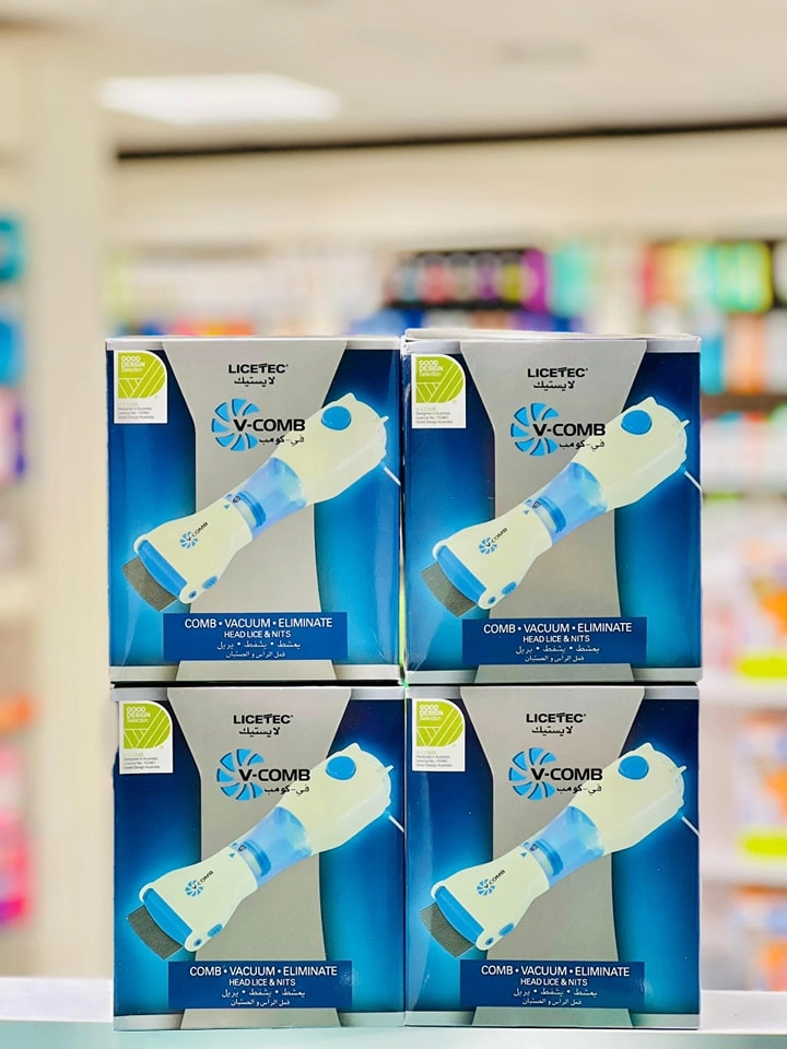 جهاز لإزالة القمل والصيبان الأصلي v-comb