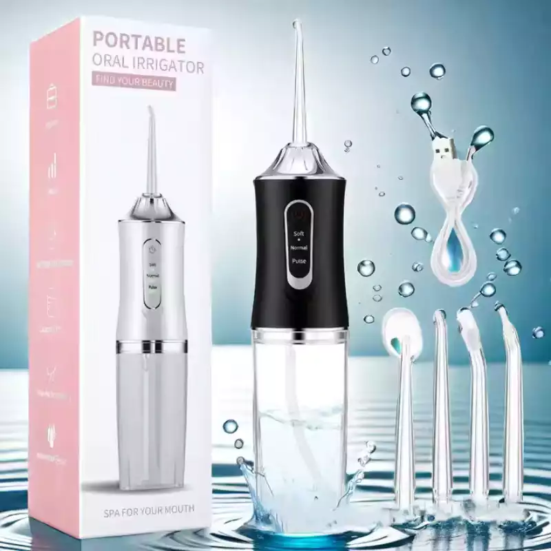 AquaFlosser – Le Nettoyeur Dentaire Révolutionnaire à Jet d’Eau 4-en-1