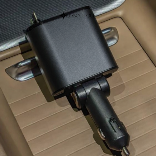 شاحن السيارة 4 في 1 من lidboutique - الحل الشامل لشحن ذكي وآمن