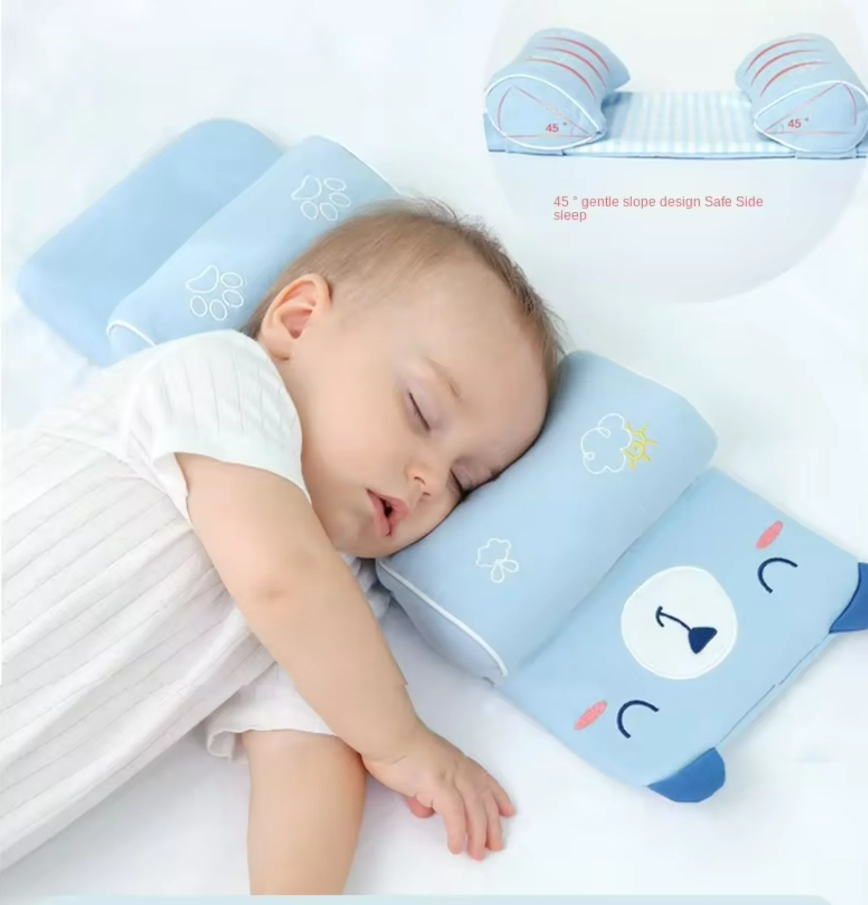 🍼 وسادة دعم مريحة لرأس الطفل – راحة وأمان في كل غفوة!