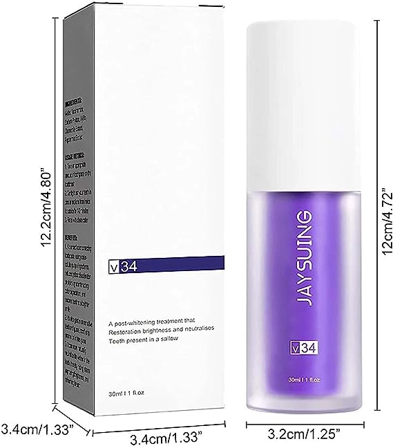 V34 Color Toothpaste معجون تبيض الأسنان V34