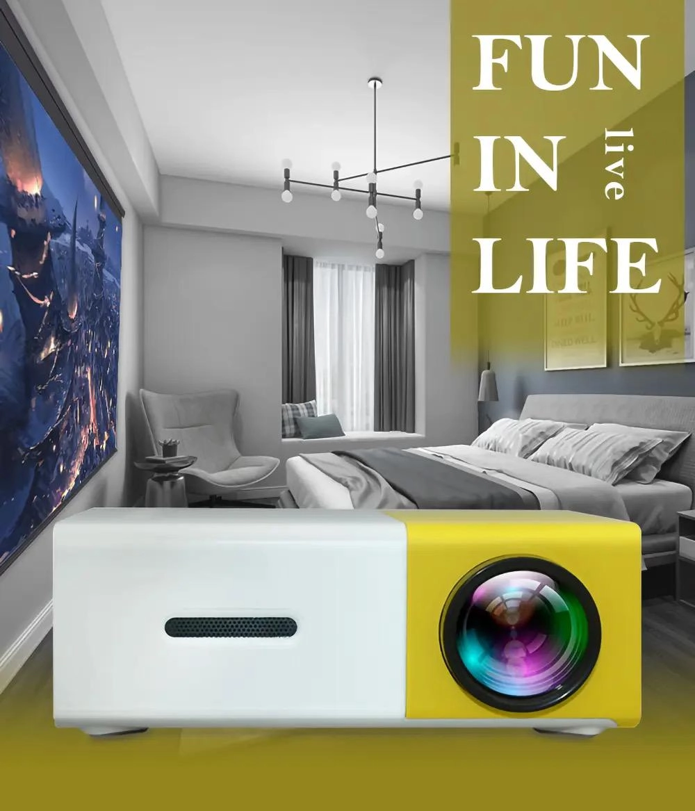 Mini Projecteur LED Portable HD 1080P