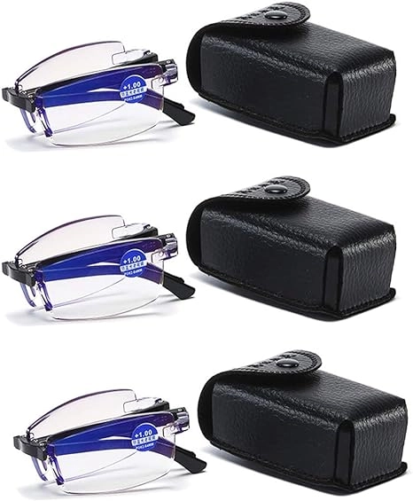 Foldable glasses نظارات عصرية قابلة للطي