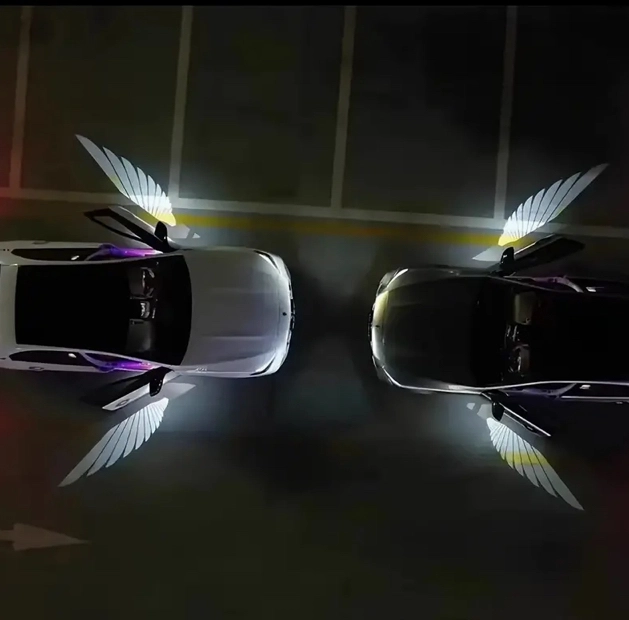 Wireless Angel Wing Car Door Projector