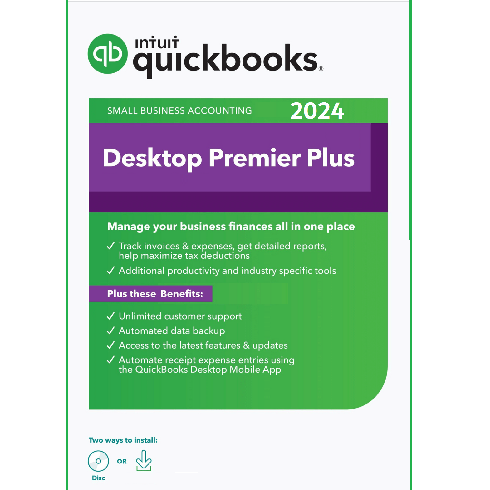 QuickBooks Desktop Premier Plus 2024 - Industry-Specific Accounting Software