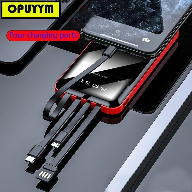 Banque d'alimentation portable avec câble micro USB de type C