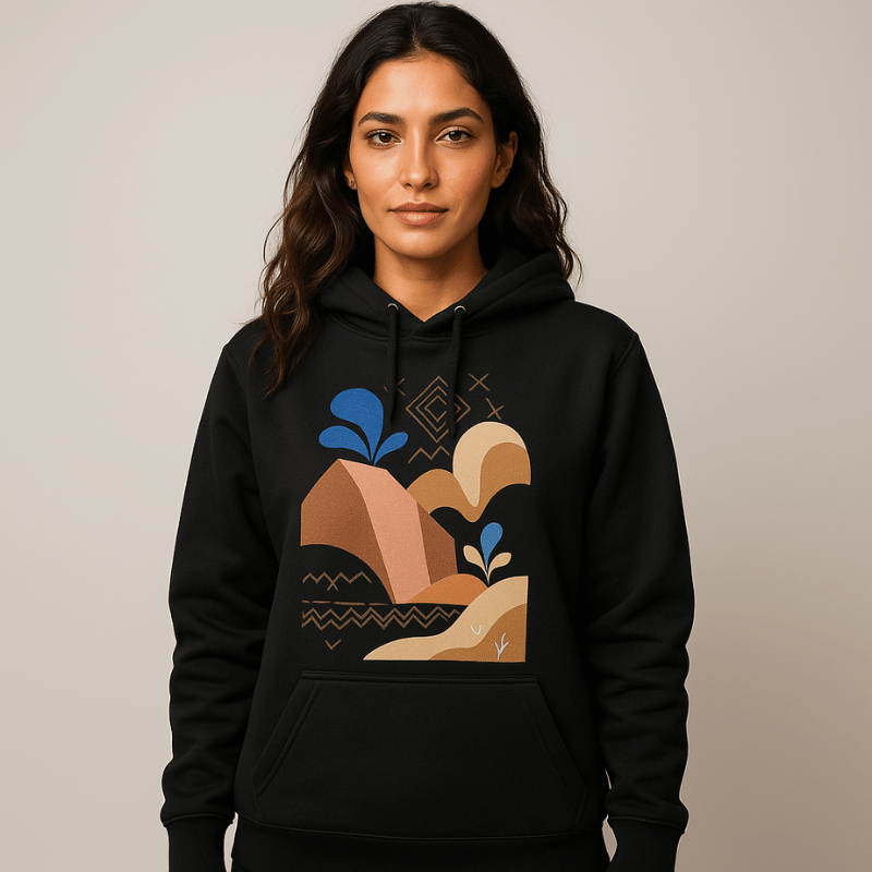 Desert Geometry Hoodie ( Femme )