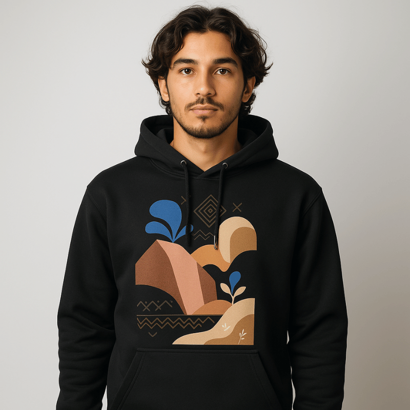 Desert Geometry Hoodie ( Homme )