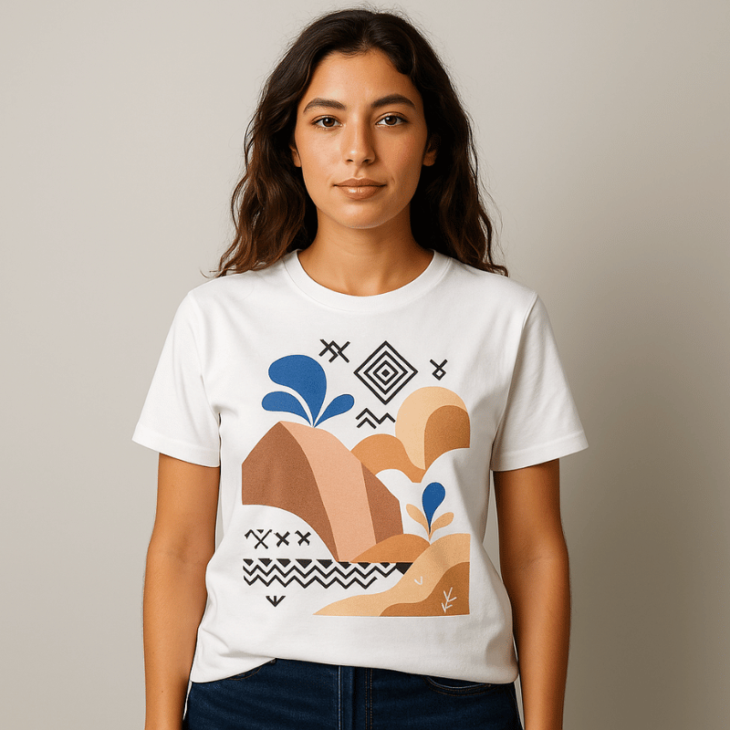 Desert Geometry T-shirt ( Femme )