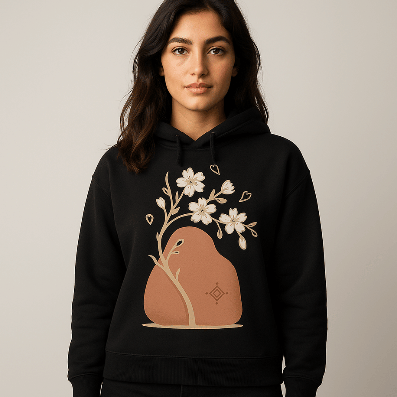 Fleur de pierre Hoodie ( Femme )