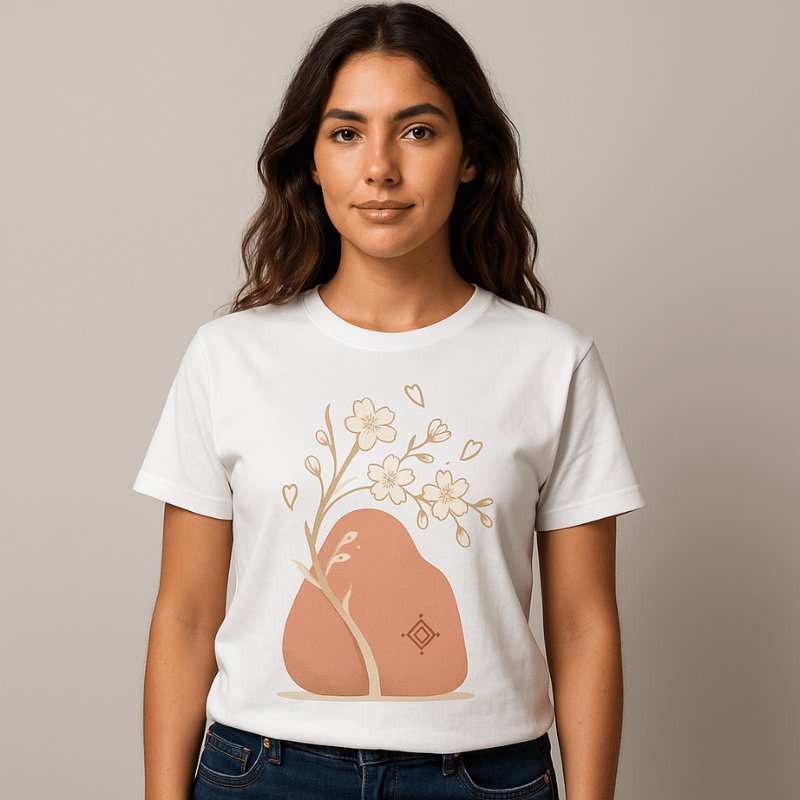 Fleur de pierre T-shirt ( Femme )
