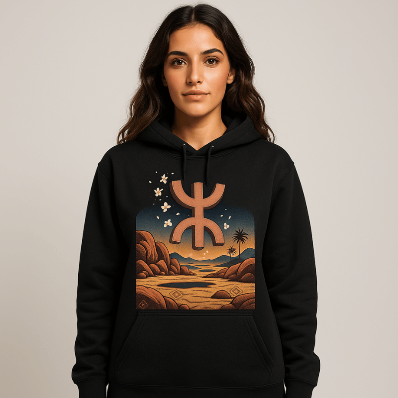 Granite Amazigh Hoodie ( Femme )