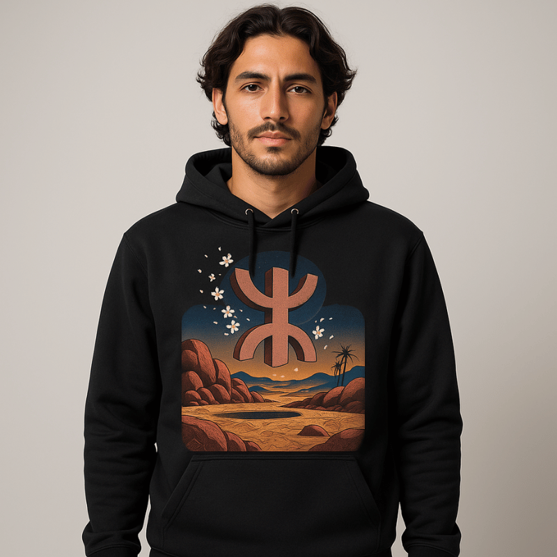 Granite Amazigh Hoodie ( Homme )