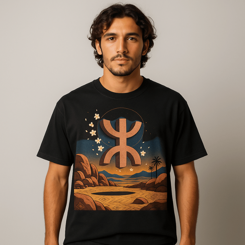 Granite Amazigh Oversize T-shirt ( Homme )