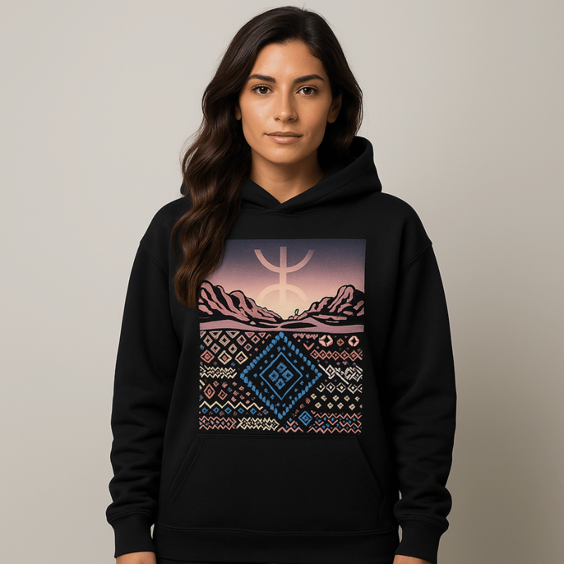 Heritage Patterns Oversize Hoodie ( Femme )