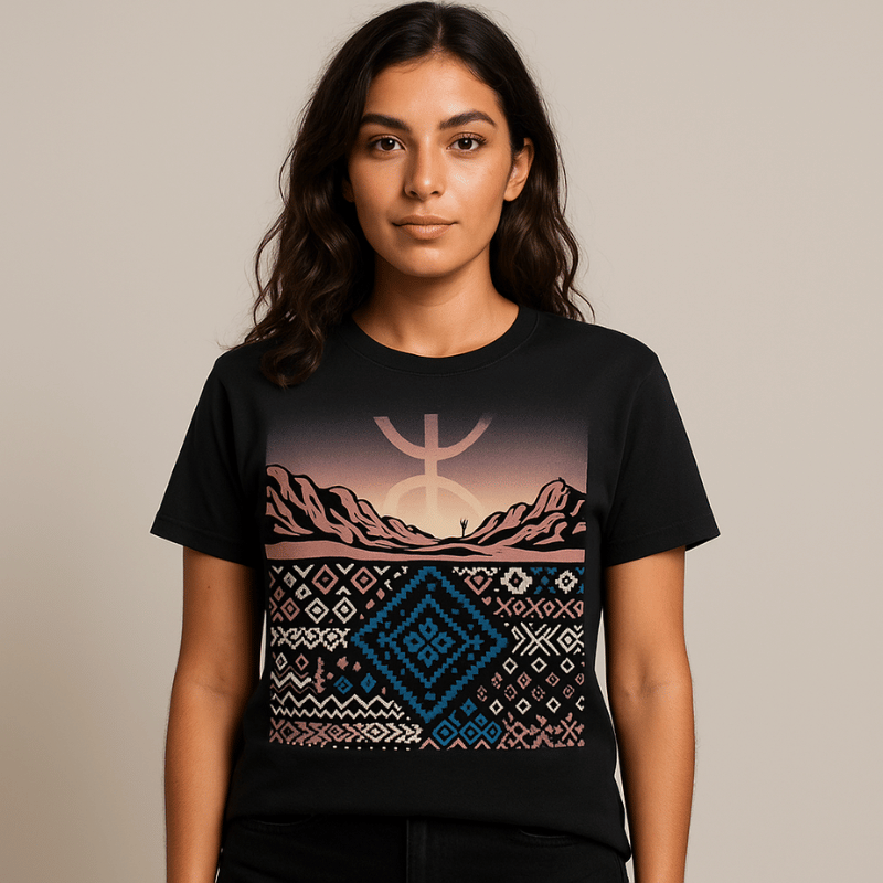 Heritage Patterns Oversize T-shirt ( Femme )