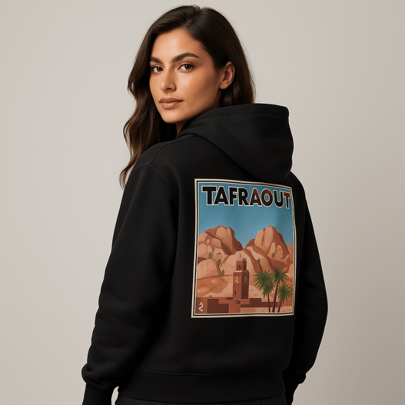 Panorama Amazigh Oversize Hoodie ( Femme )