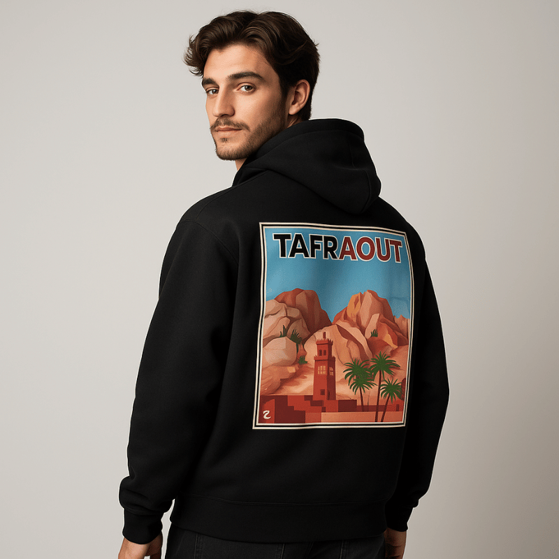 Panorama Amazigh Oversize Hoodie ( Homme )