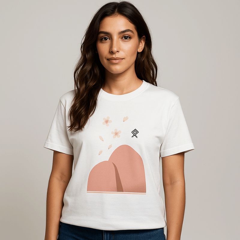 Rochers & Fleurs T-shirt ( Femme )