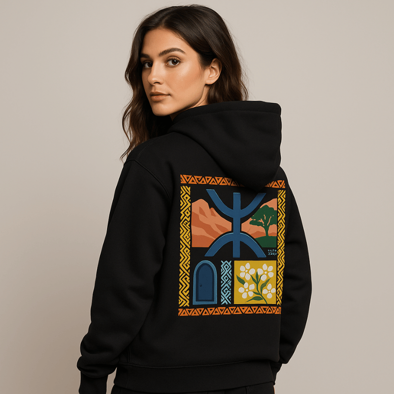 Tamazight Oversize Hoodie ( Femme )