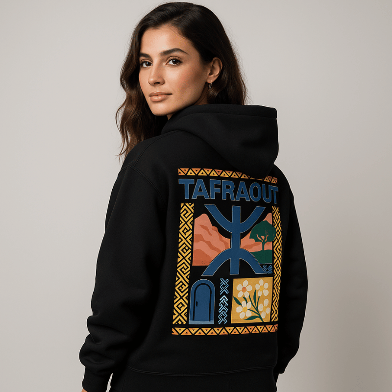Tamazight n Tafrout Oversize Hoodie ( Femme )