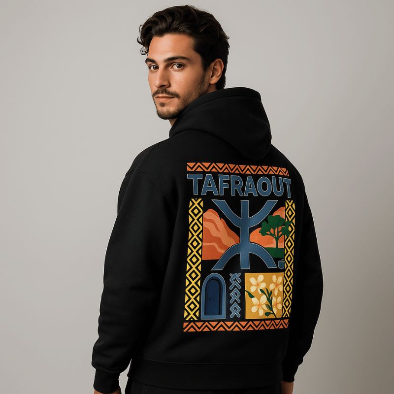 Tamazight n Tafrout Oversize Hoodie ( Homme )