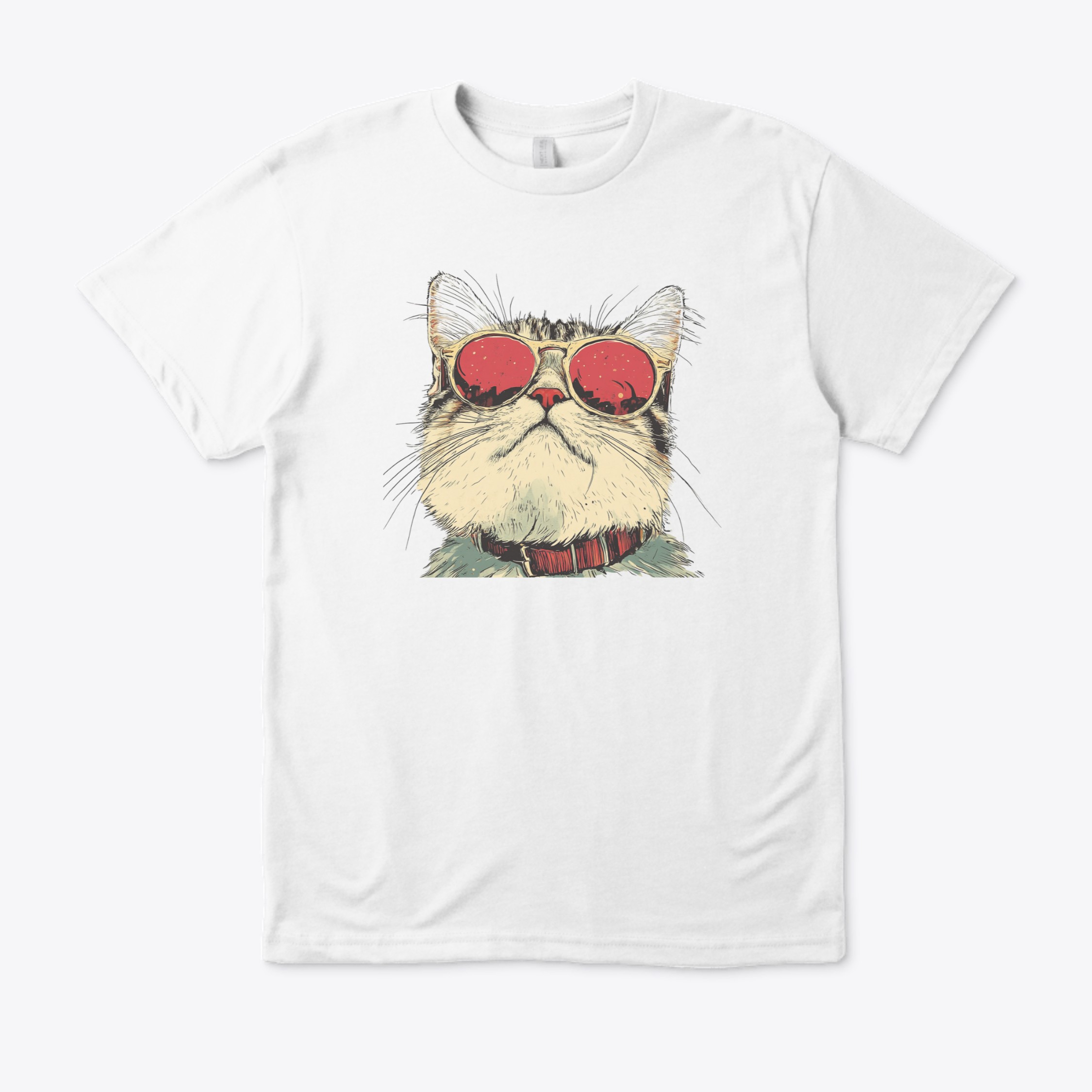 Mchichatt T shirt lunettes