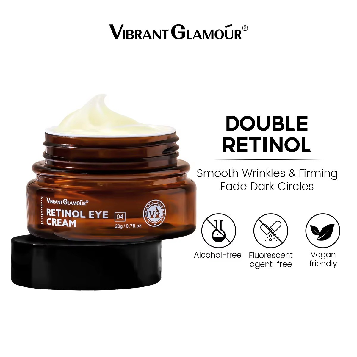 كريم الريتينول للعين لإزالة الإنتفاخات ومكافحة التجاعيد حول منطقة العين