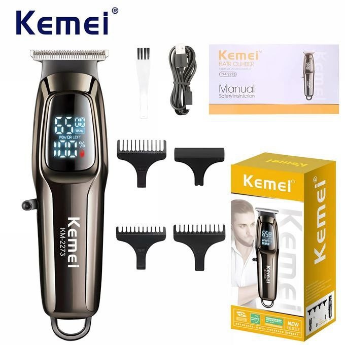 ماكينة حلاقة Kemei KM-2273 الاحترافية بشاشة LED