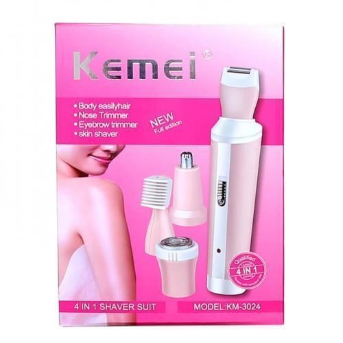 مجموعة Kemei KM-3024 في 1 لتهذيب وإزالة الشعر للسيدات