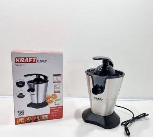 عصارة كهربائية "KRAFT LINE" موديل V-02 - قوية ومصنوعة من الفولاذ المقاوم للصدأ