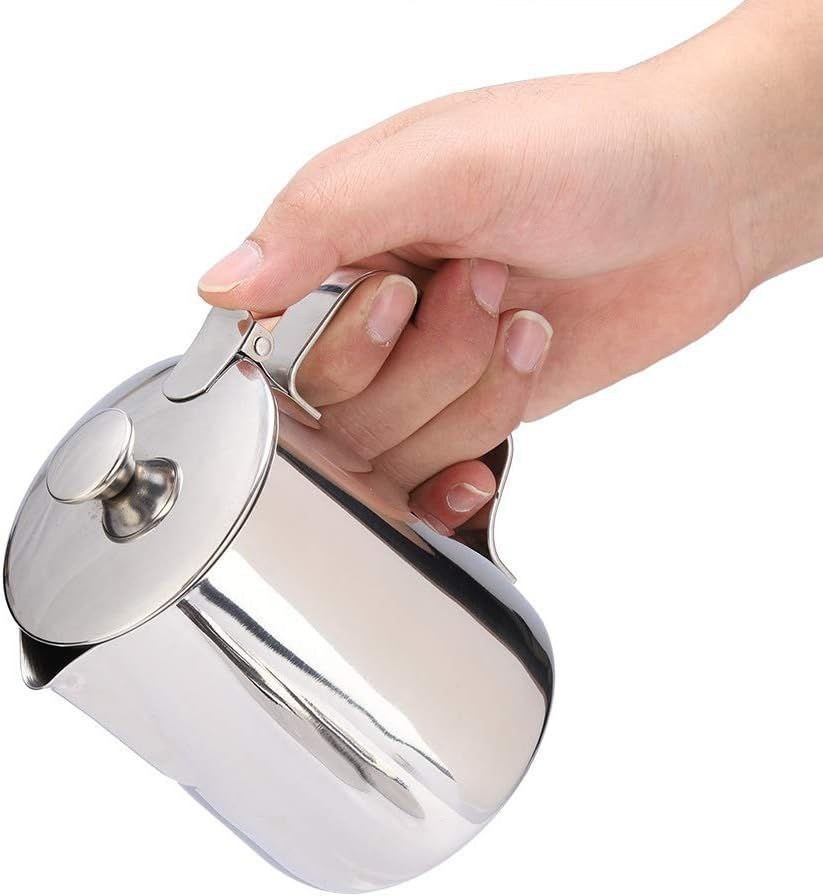 إبريق الحليب مع غطاء – 1.5 لتر – Inox Premium: