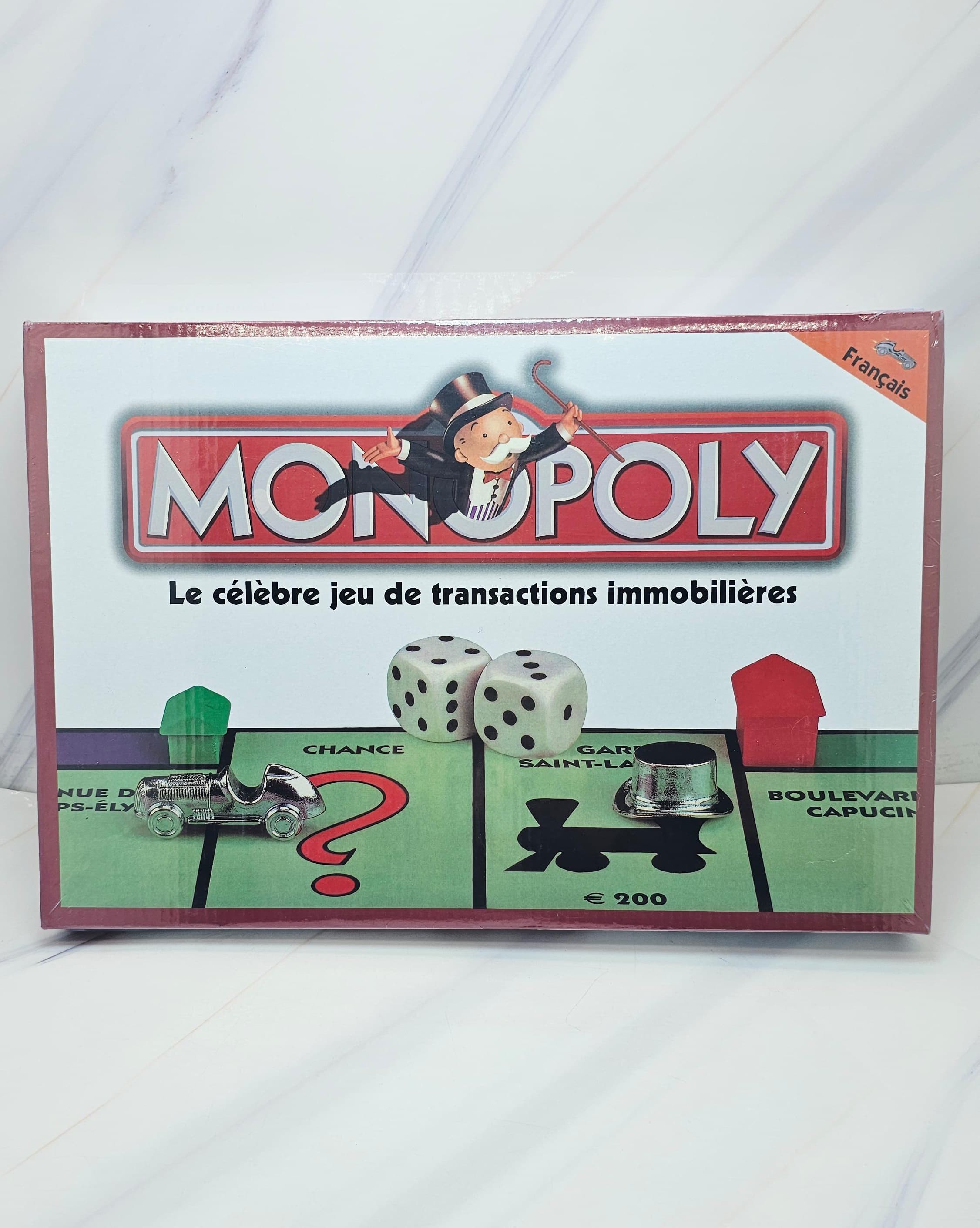 لعبة مونوبولي monopoly الكلاسيكية - النسخة الفرنسية