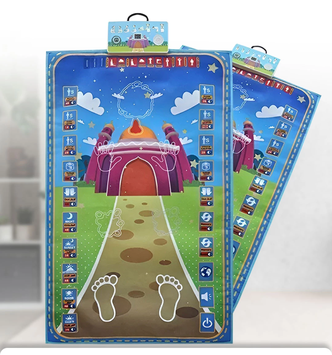 سجادة إلكترونية تفاعلية لتعليم الصلاة للأطفال