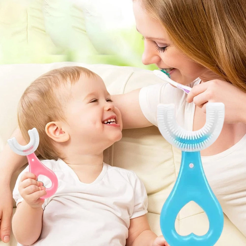 U-shaped Toothbrush for Kids / فرشاة أسنان الأطفال