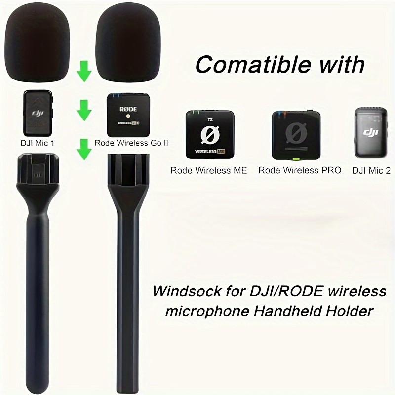 1pc Rode Compatible Wireless Lav Microphone Handheld