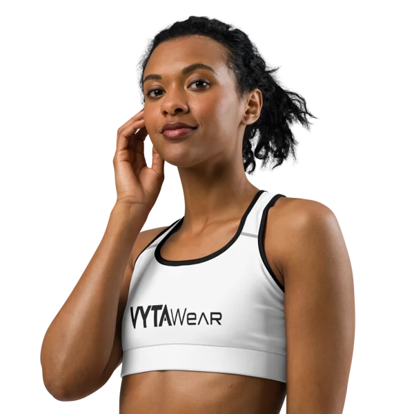 Vytawear All-Over Print Sports Bra – Moisture-Wicking, Supportive & Stylish Activewear for Women