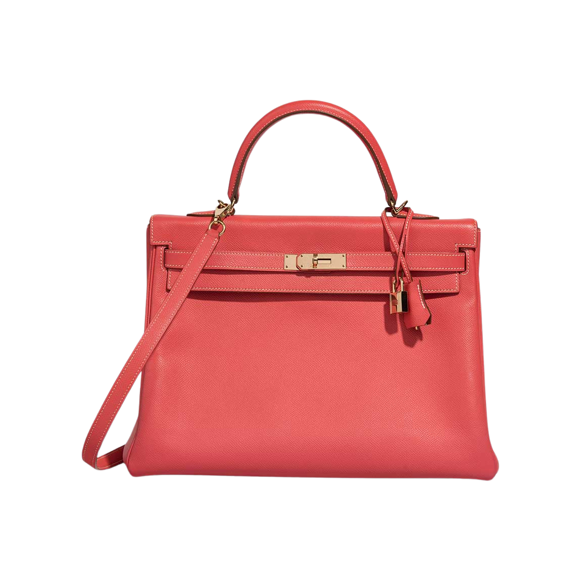 HERMES KELLY COURCHEVEL ROSE JAIPUR