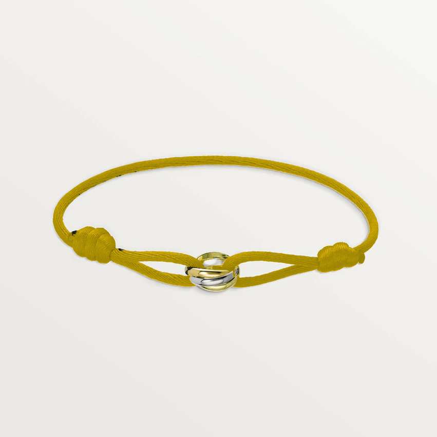BRACELET CARTIER TRINITY CORDON DORÉ