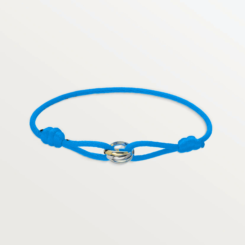 BRACELET CARTIER TRINITY CORDON BLEU CIEL