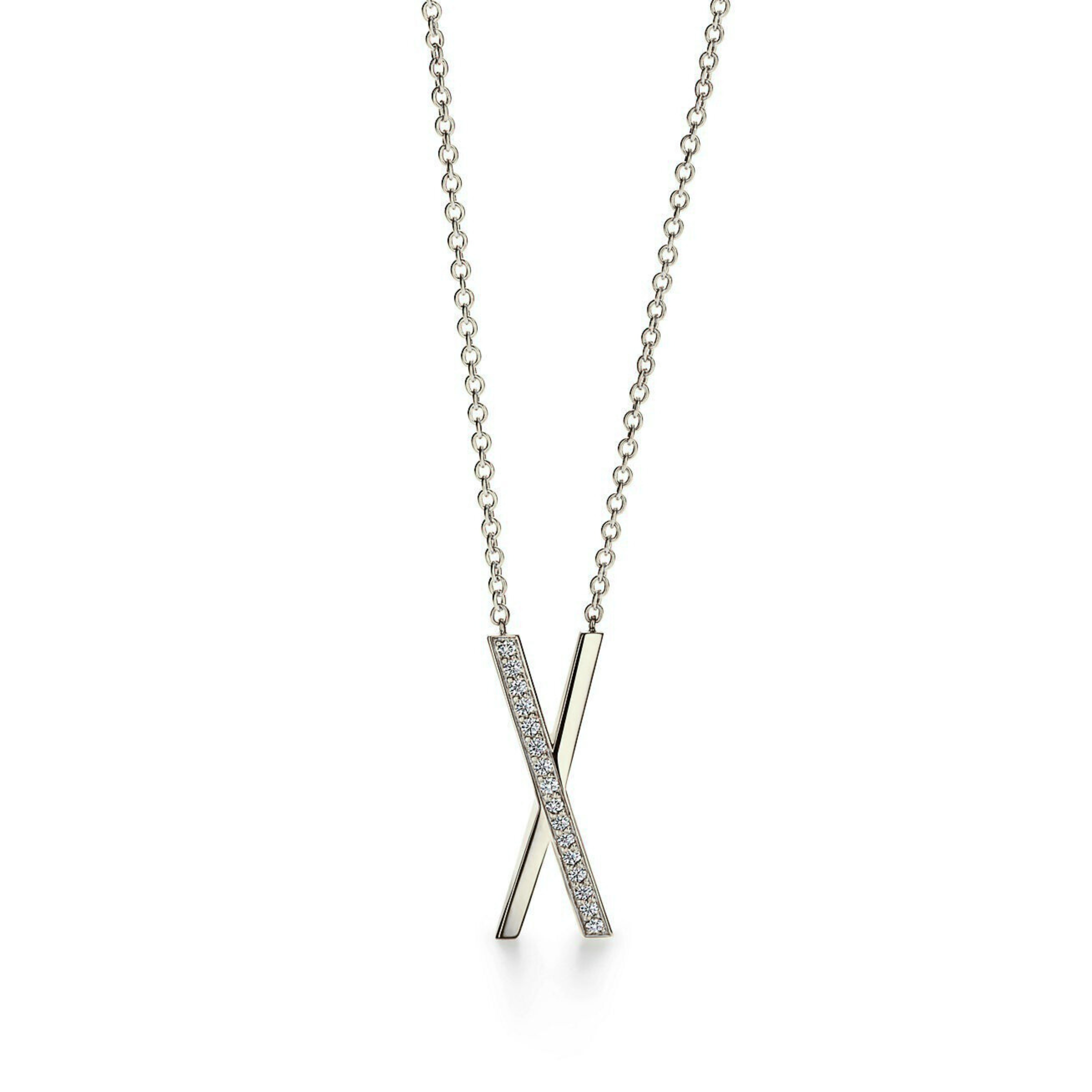 COLLIER ATLAS® X PENDANT WHITE GOLD