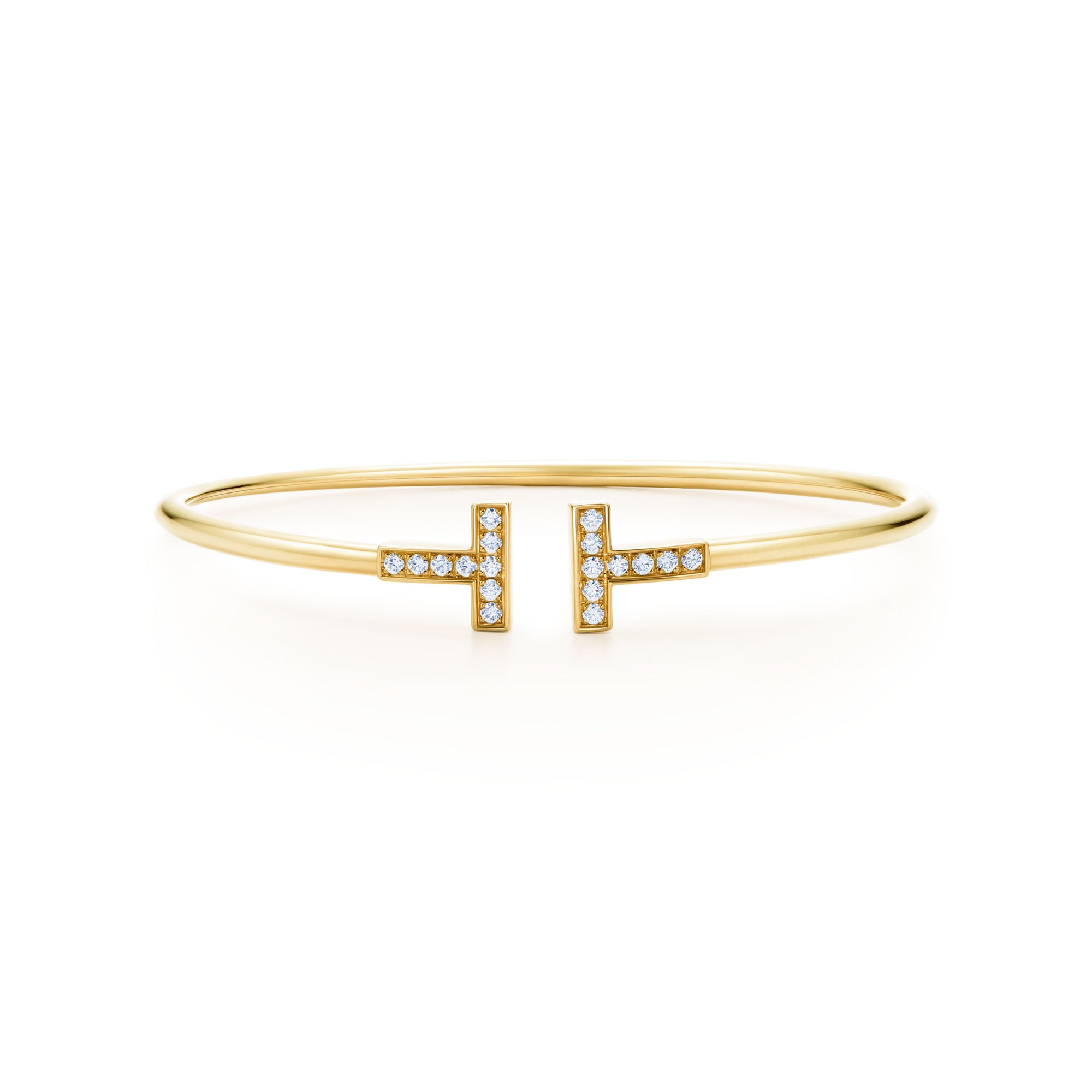 BRACELET TIFFANY T WIRE ORNÈ GOLD