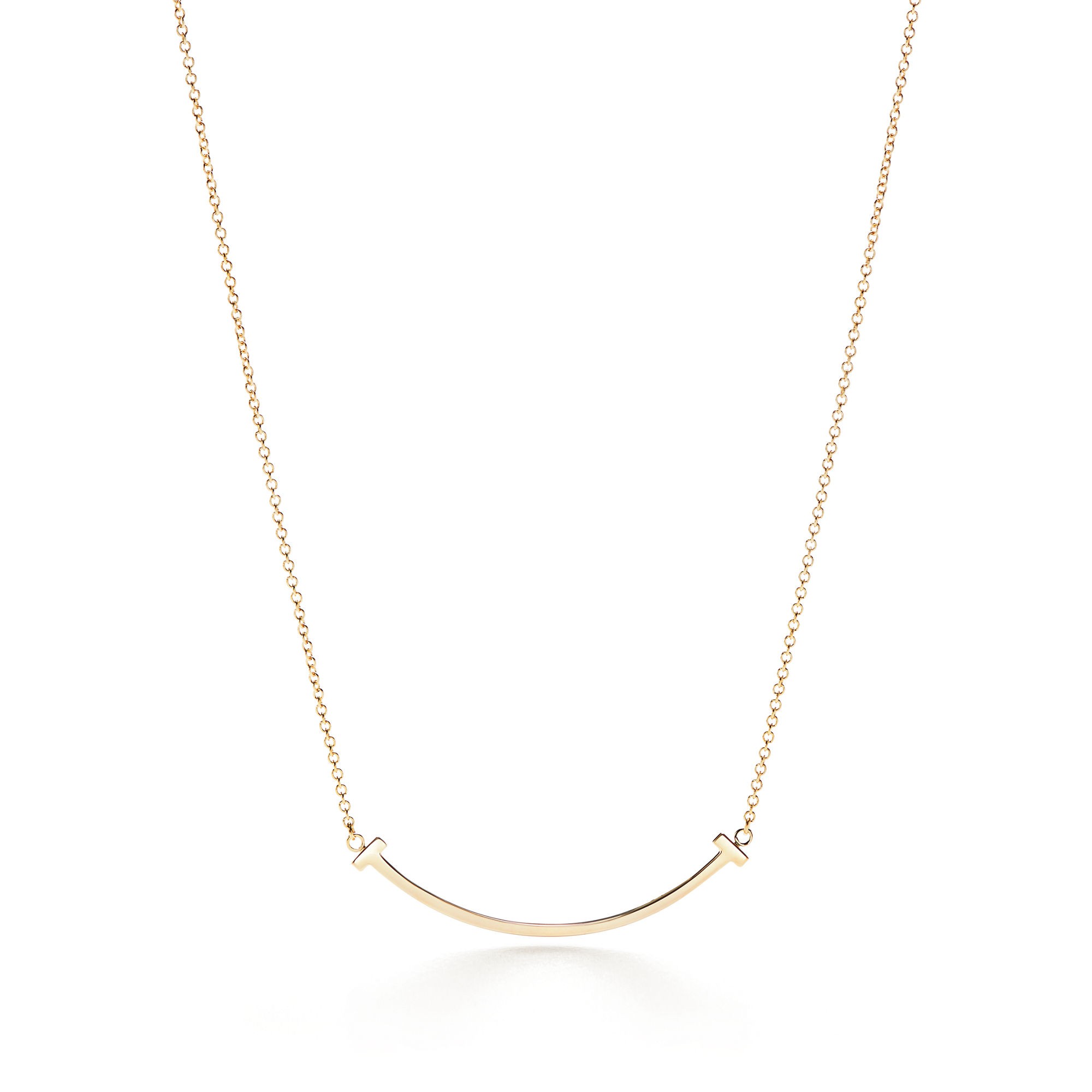 COLLIER TIFFANY T PENDENTIF SMILE GOLD