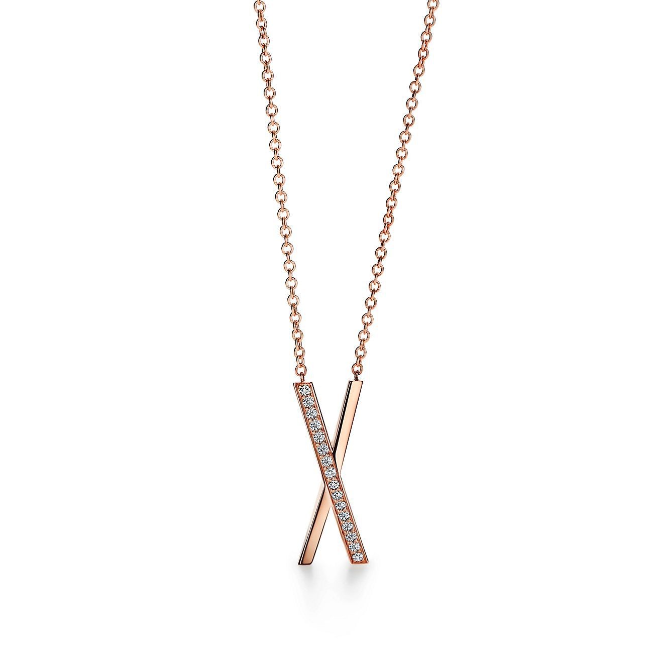 COLLIER ATLAS® X PENDANT ROSE GOLD