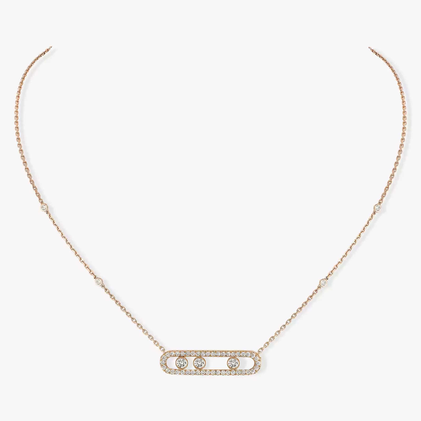 COLLIER MESSIKA MOVE PAVÉ ROSE GOLD