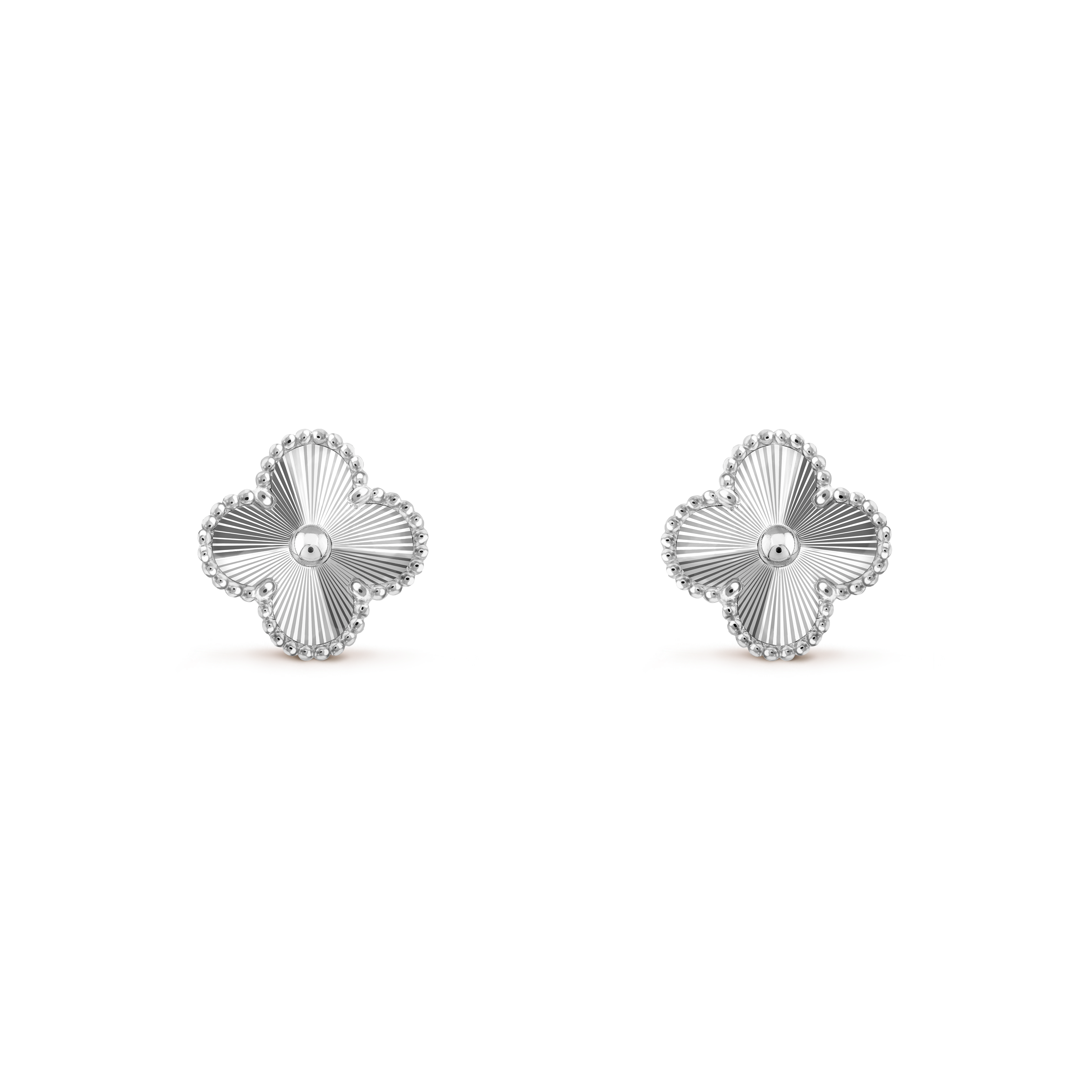 BOUCLE VAN CLEEF VINTAGE ALHAMBRA ARGENTE