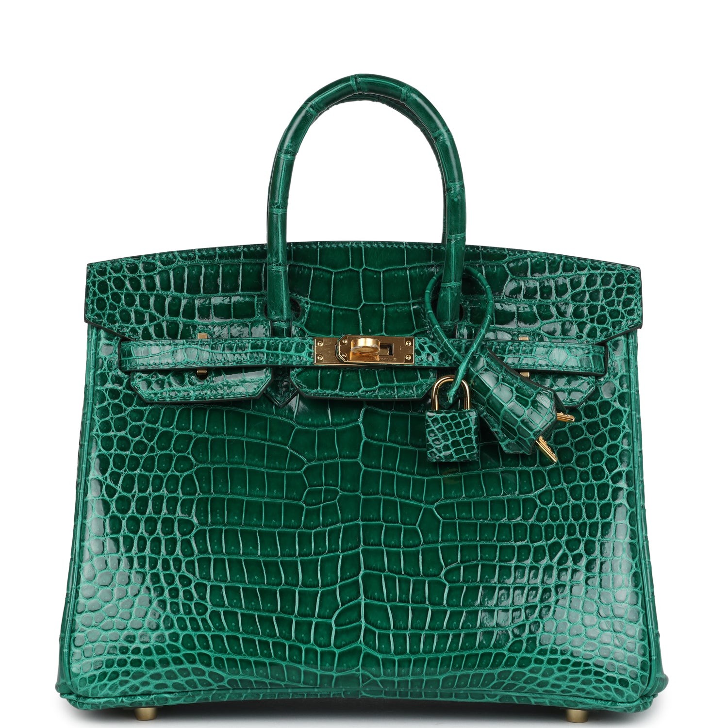 HERMES BIRKIN 35 CROCODILE POROSUSE VERT